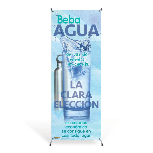 Drink Water Spanish Banner