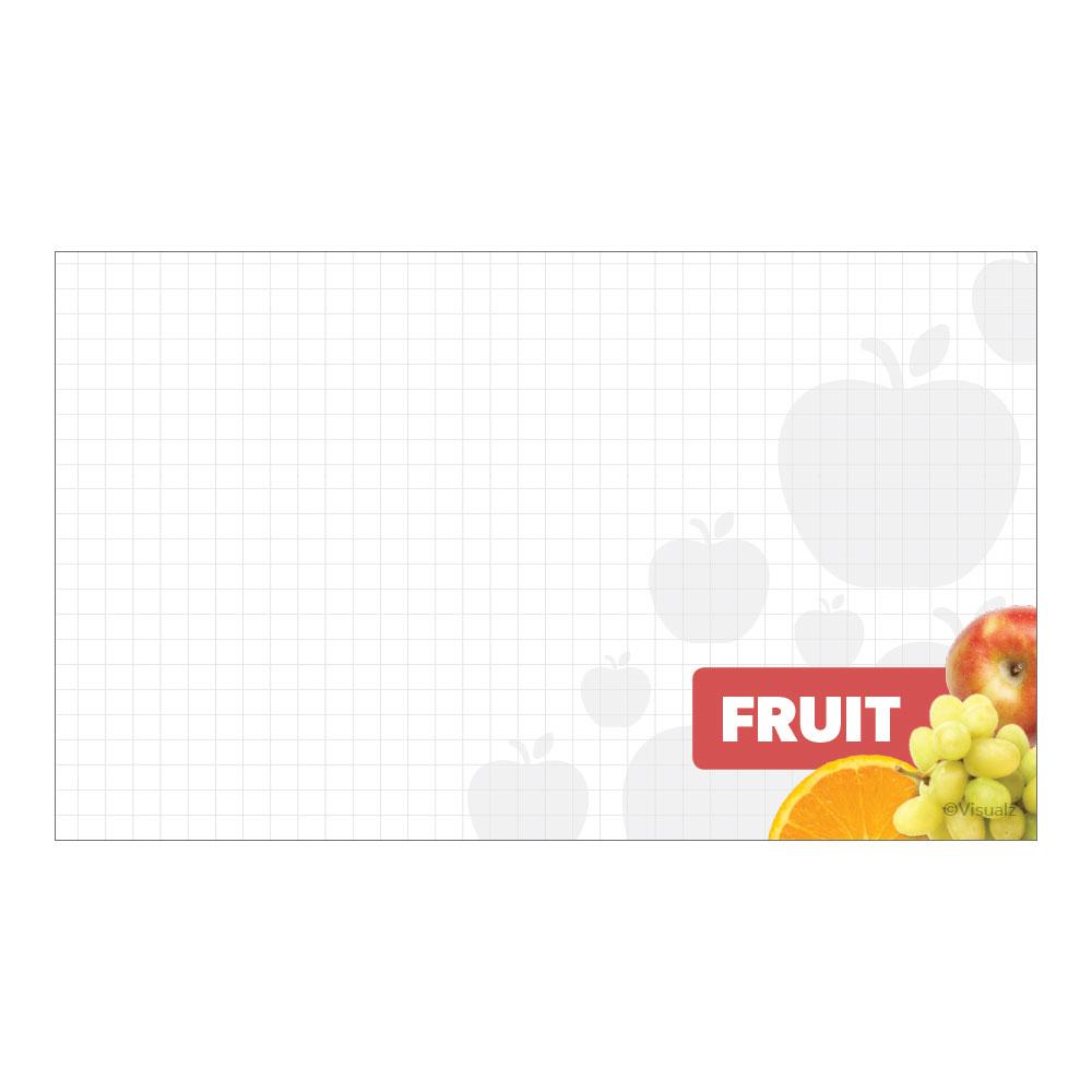 Serving Line Dry Erase Cards