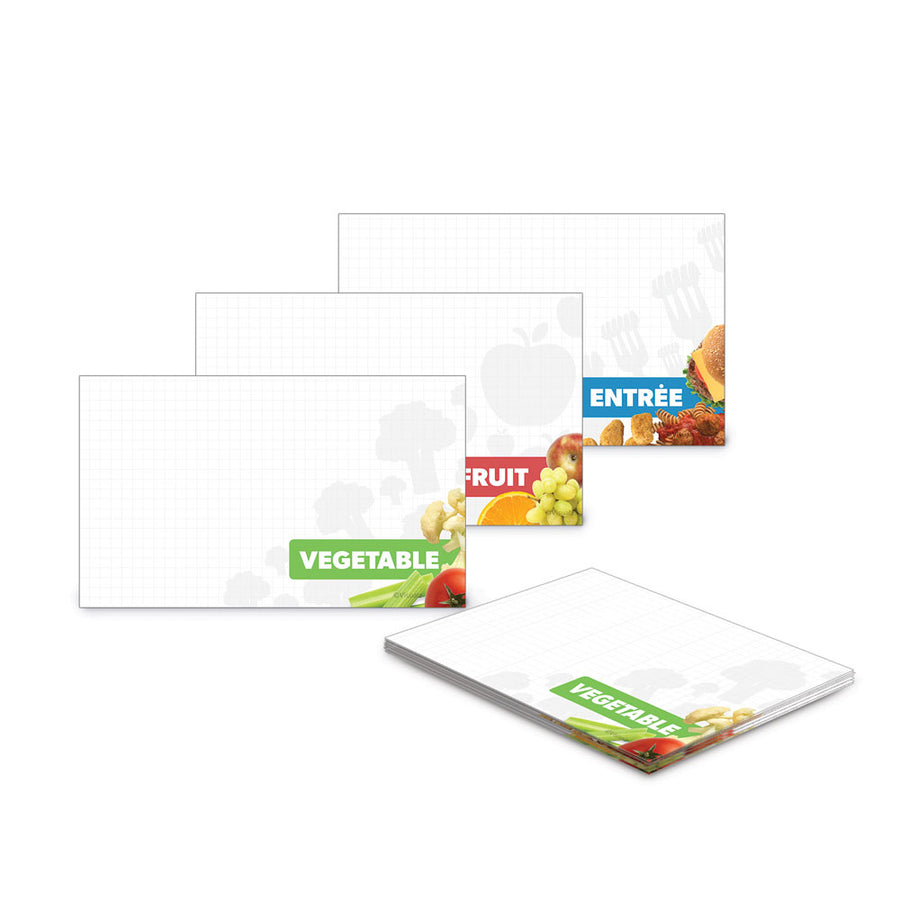 Serving Line Dry Erase Cards