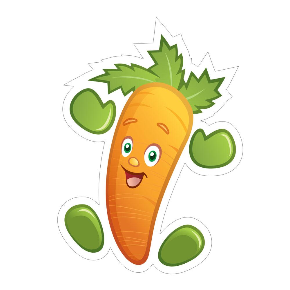 Garden Heroes® Carrot Iron-On Transfer