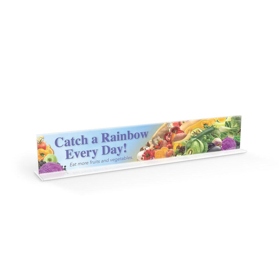 Catch a Rainbow Cafeteria Serving Counter Sign