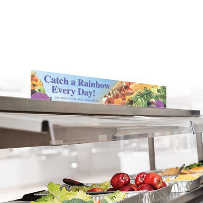 Catch a Rainbow Cafeteria Serving Counter Sign