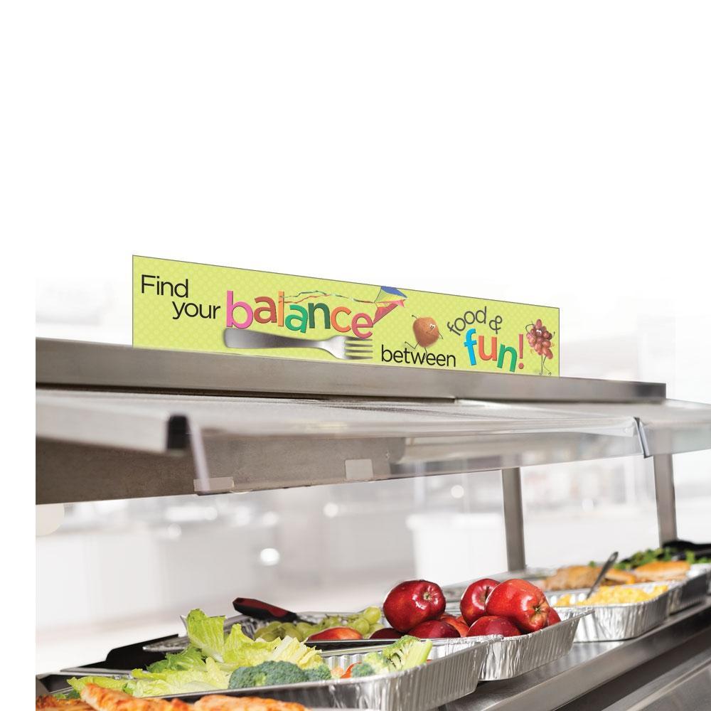 Kids MyPlate Cafeteria Serving Counter Sign