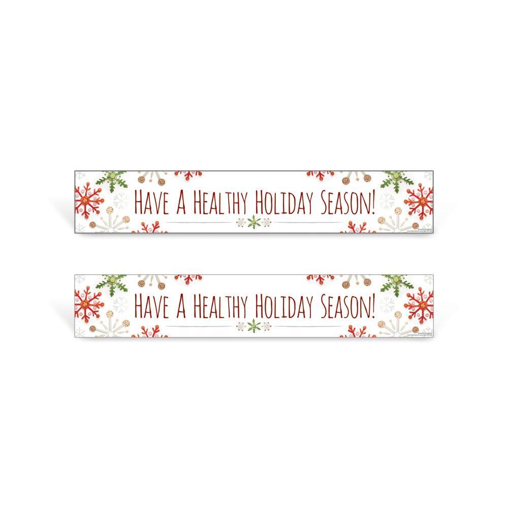Healthy Holidays Serving Line Sign Set