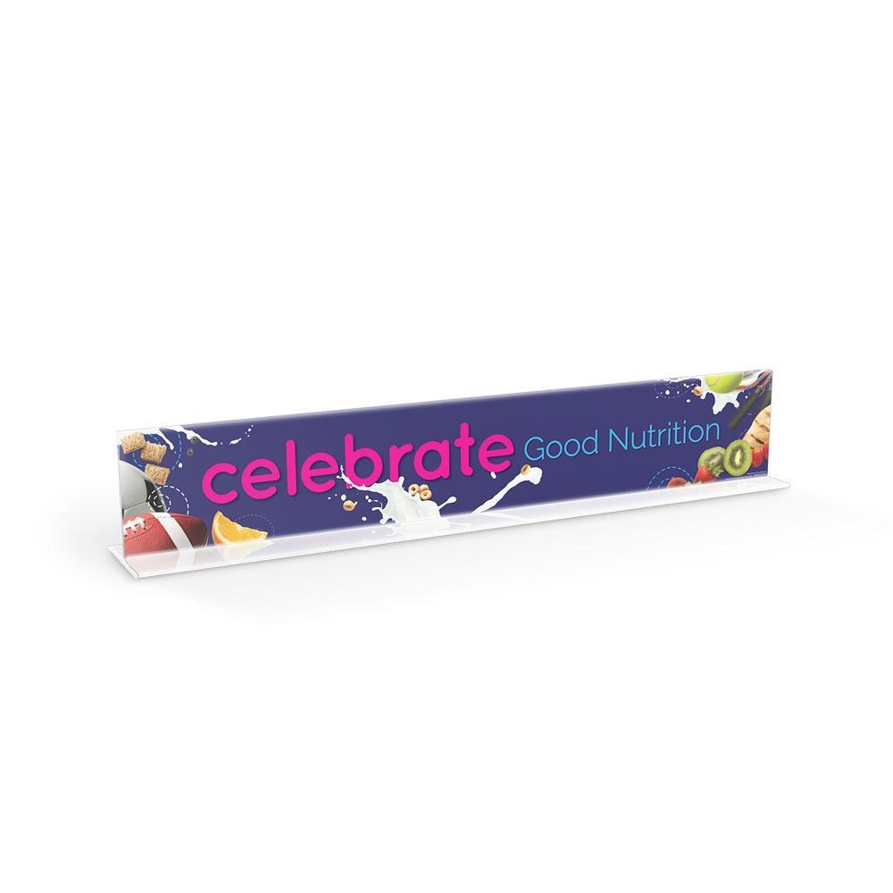 Celebrate Good Nutrition Cafeteria Serving Counter Sign
