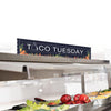 Taco Tuesday Cafeteria Serving Counter Sign