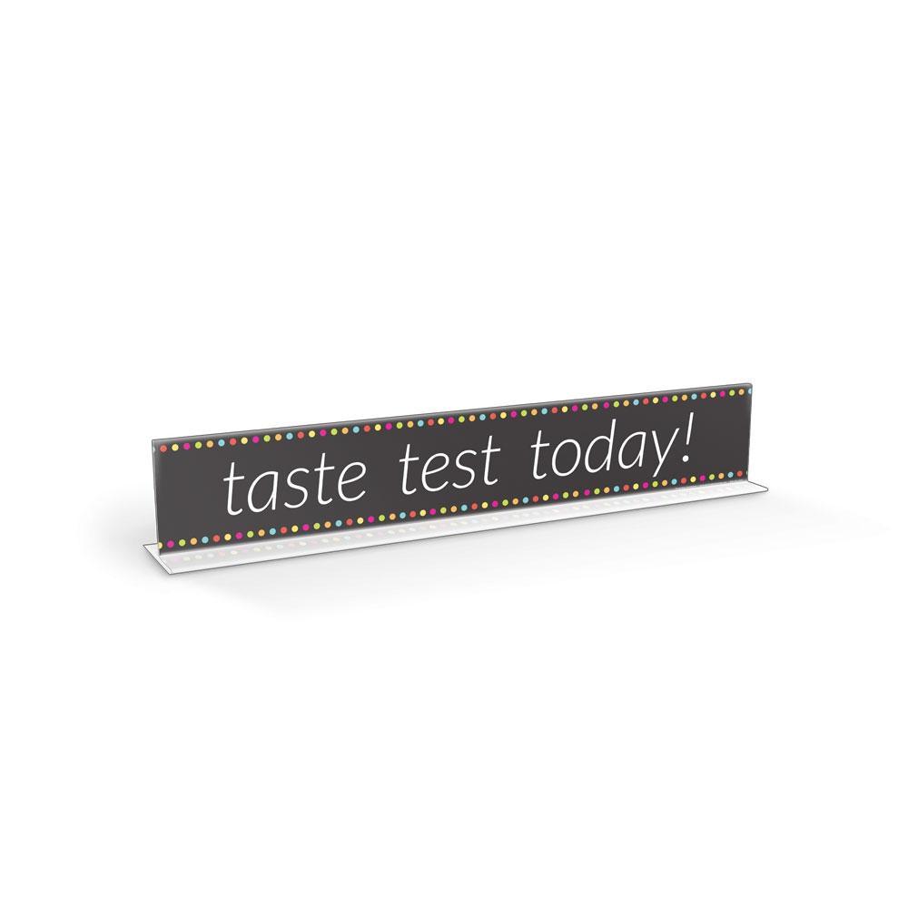 Taste Test Today Cafeteria Serving Counter Sign