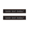 Taste Test Today Sign Set