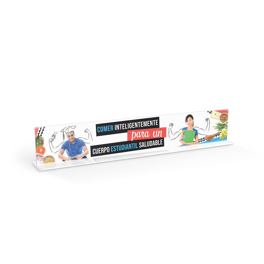 Eat Smart for a Healthy Student Body Spanish Sign Set