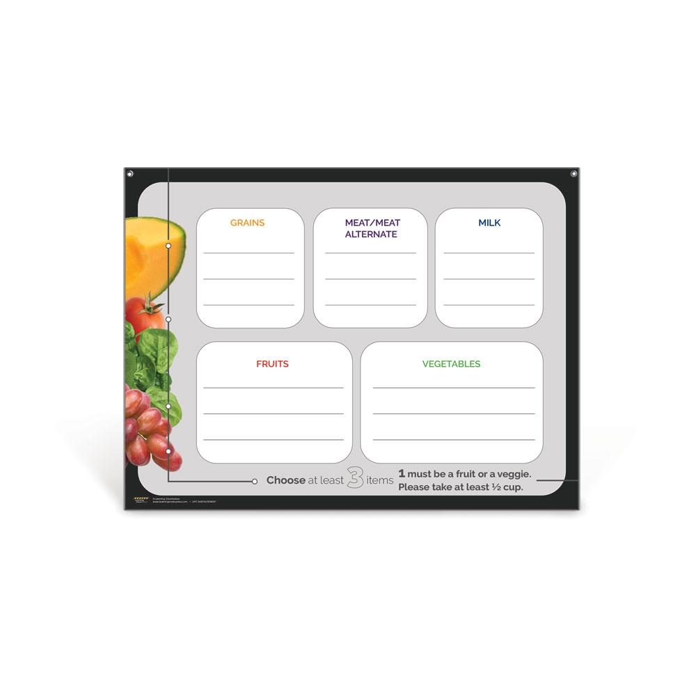 Savor Flavor Dry Erase Menu Board