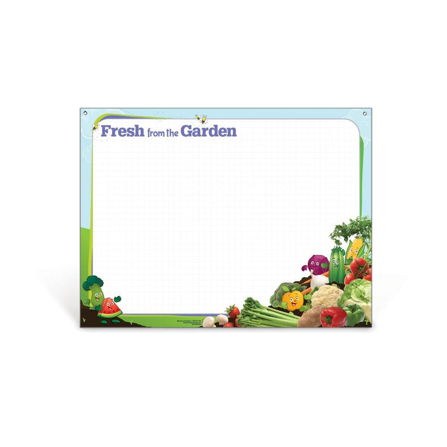 Fresh from the Garden Dry Erase Menu Board