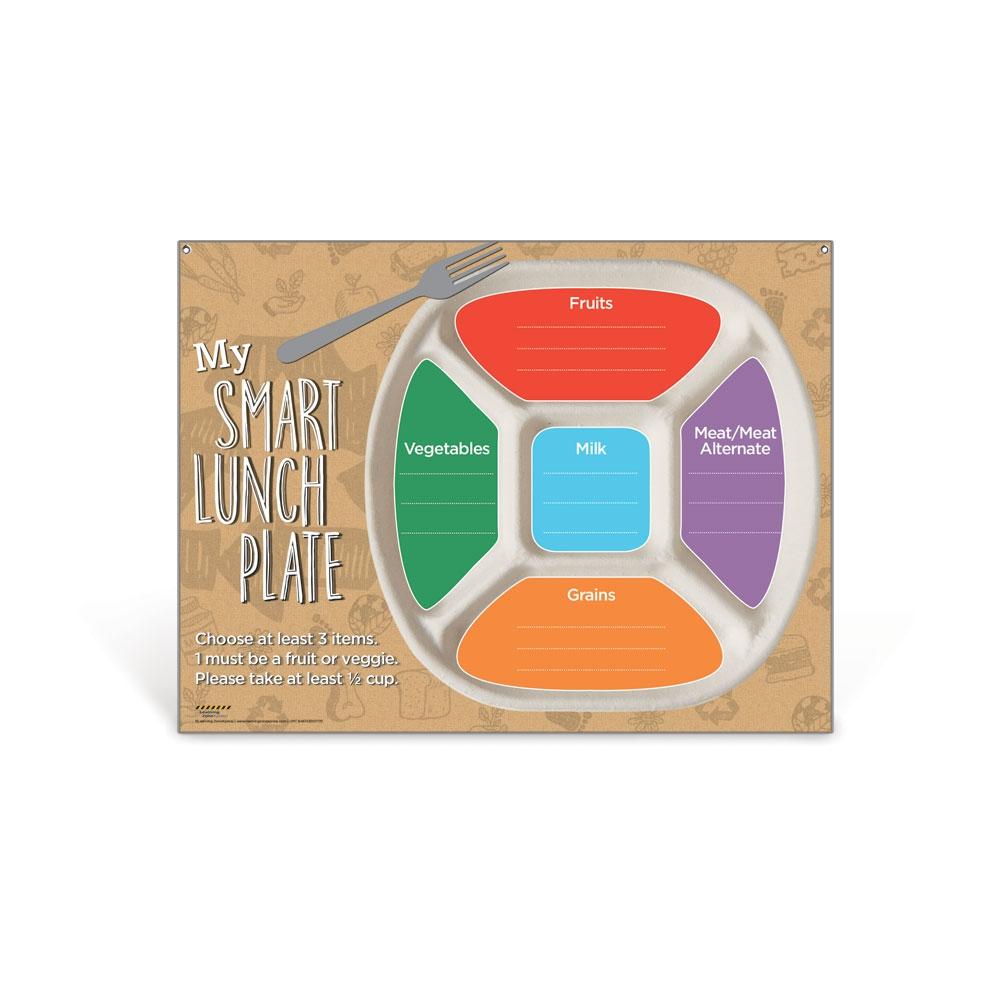 My Smart Lunch Plate Dry Erase Menu