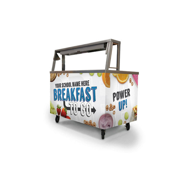 Custom Breakfast Cart Wrap