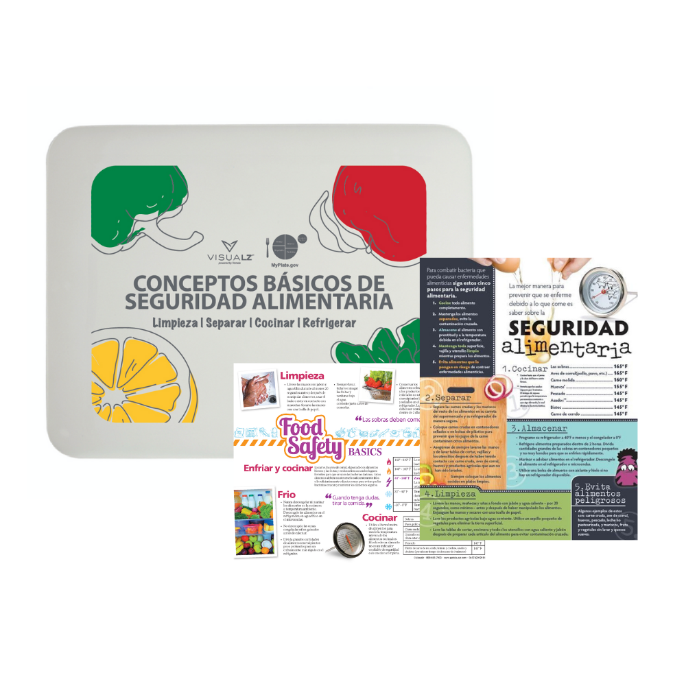 Spanish Food Safety Cutting Board Kit