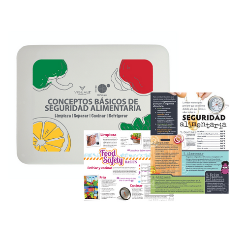 Spanish Food Safety Cutting Board Kit