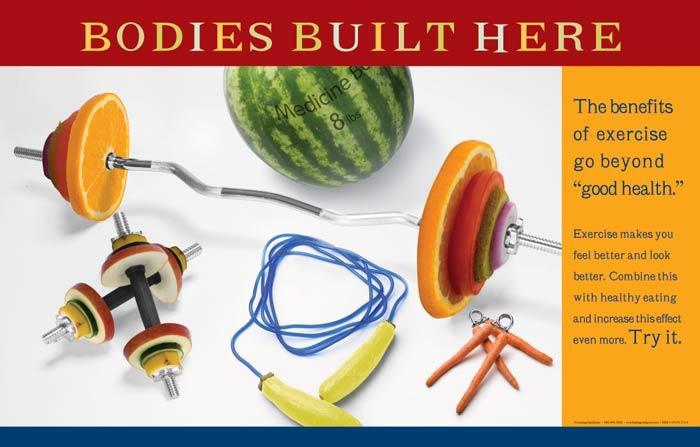 Beauty Sold Here & Bodies Built Here Poster Set